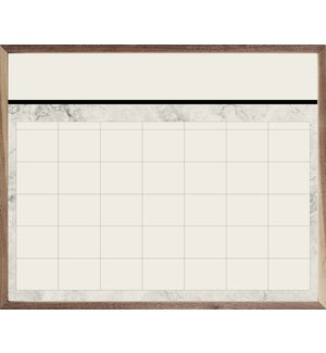 Whiteboard Marble Calendar